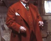 Self-Portrait in red - 安德斯·左恩